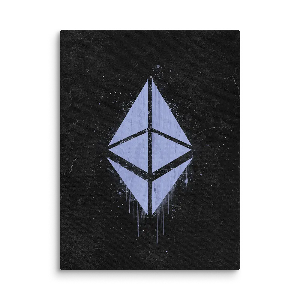 Ethereum Canvas Wall Art