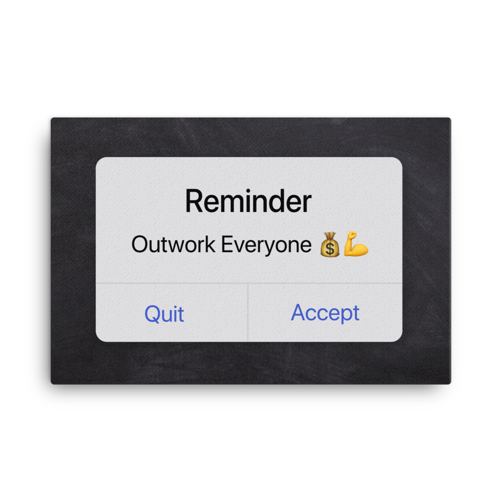 Outwork Everyone Wall Art