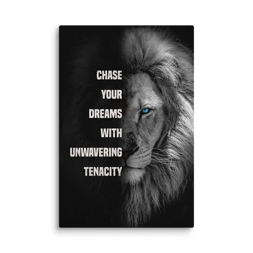 Lion Mindset Wall Art