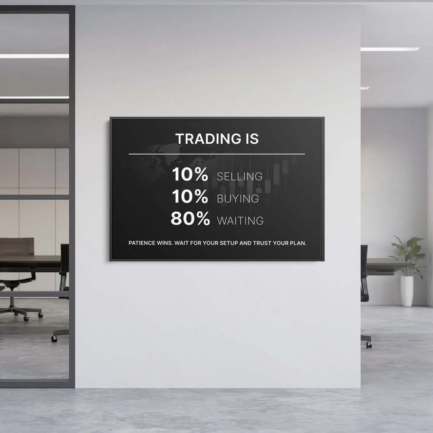 Trading Is Wall Art Office Hall way