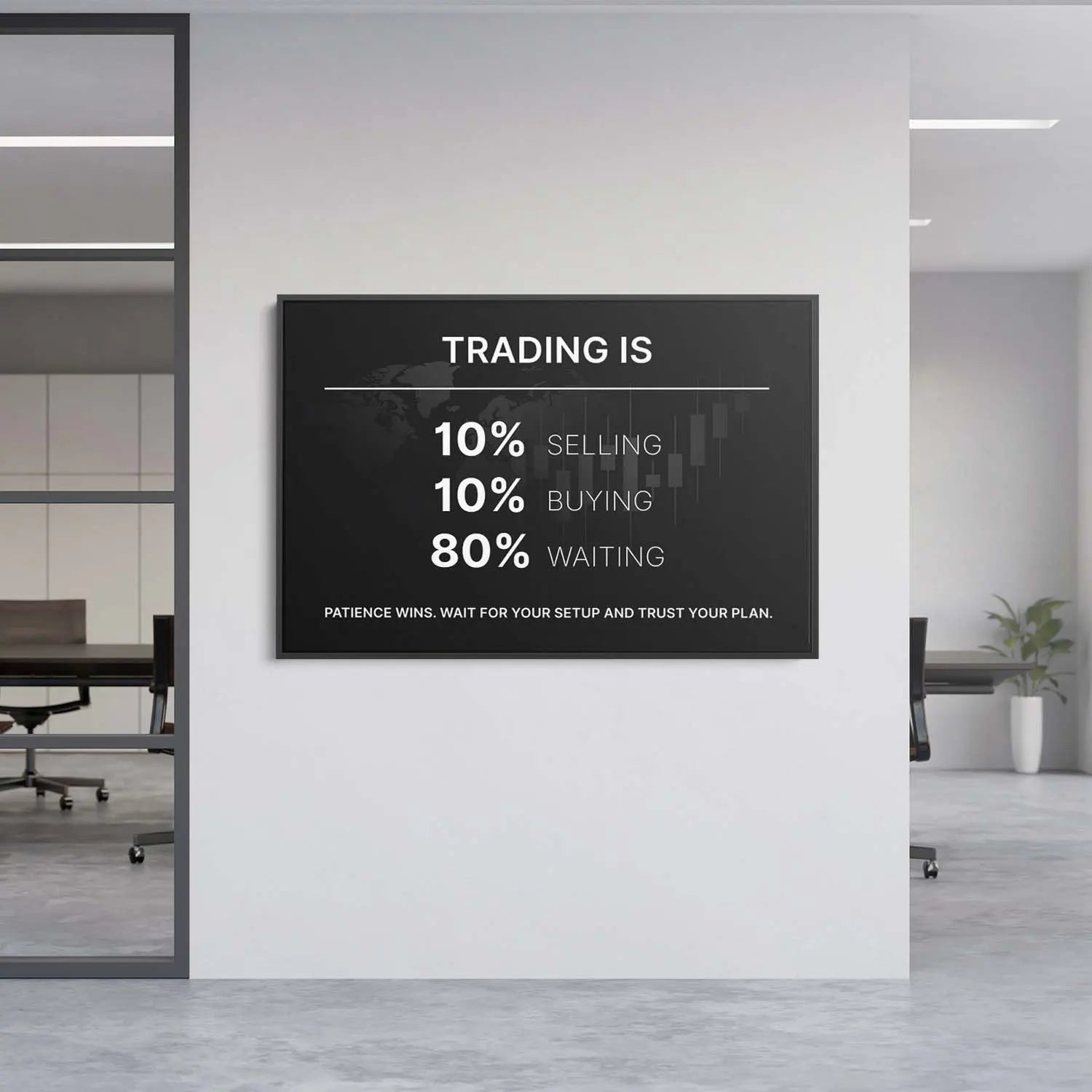 Trading Is Wall Art Office Hall way