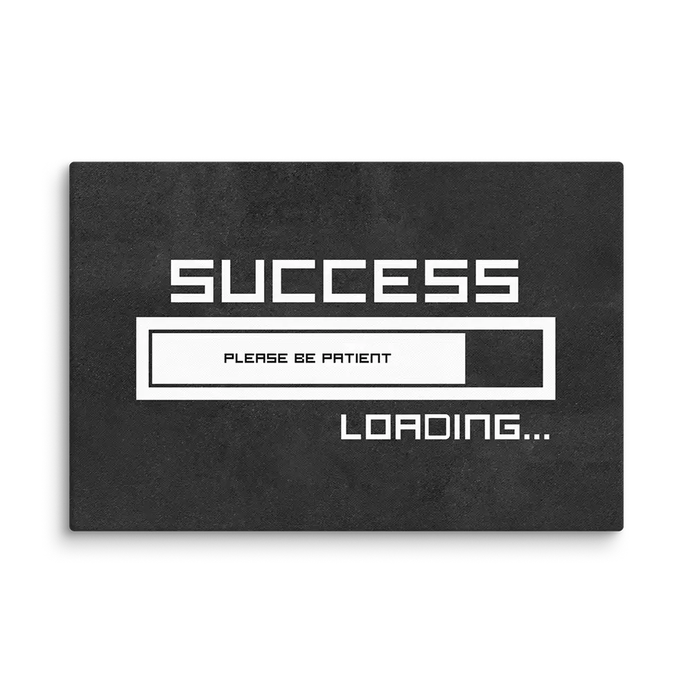 Success Loading Bar - Canvas Wall Art | Muraspire